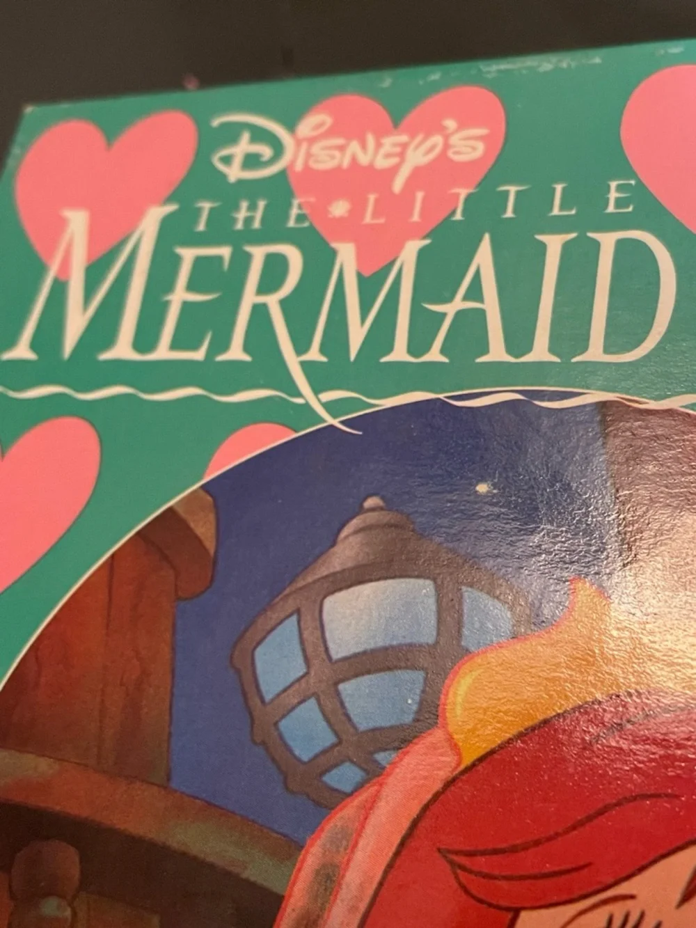 Disney The Little Mermaid Heart-Shaped Puzzle Rare Aerial Eric 100 pieces VTG